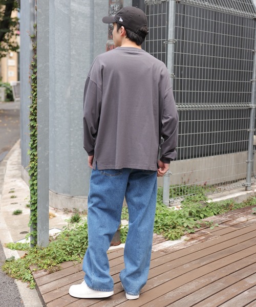 WEGO（ウィゴー）の「WEGO/ヘビーウエイト チームロゴロンT（Tシャツ/カットソー・メンズ・スミクロ/グレー系その他/ダークグリーン/サックスブルー・LARGE/MEDIUM）」の22枚目の写真