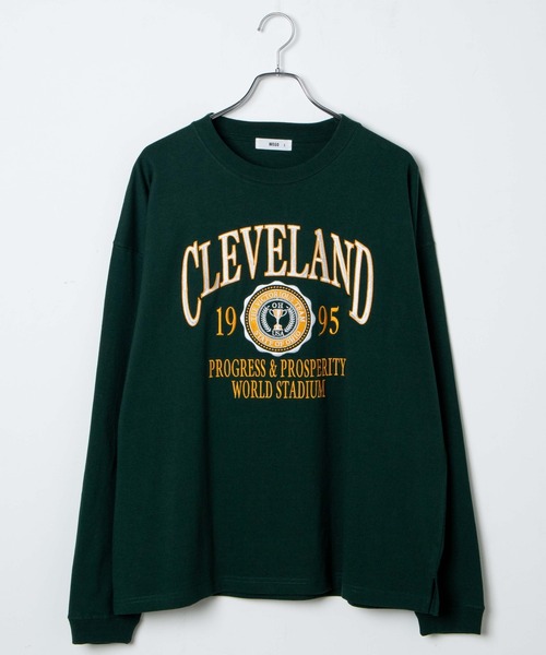 WEGO（ウィゴー）の「WEGO/ヘビーウエイト チームロゴロンT（Tシャツ/カットソー・メンズ・スミクロ/グレー系その他/ダークグリーン/サックスブルー・LARGE/MEDIUM）」の5枚目の写真