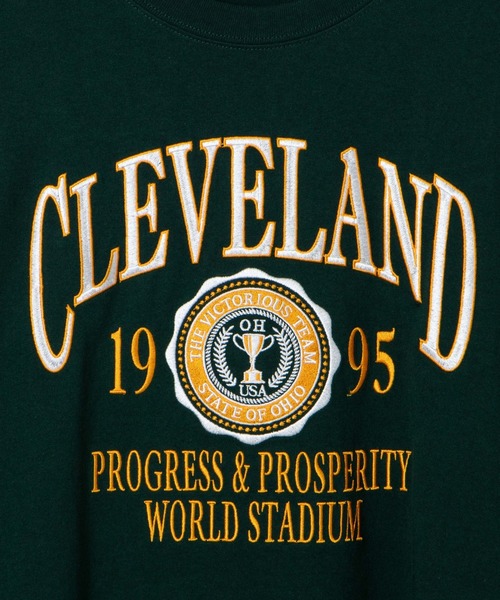 WEGO（ウィゴー）の「WEGO/ヘビーウエイト チームロゴロンT（Tシャツ/カットソー・メンズ・スミクロ/グレー系その他/ダークグリーン/サックスブルー・LARGE/MEDIUM）」の6枚目の写真