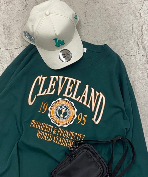 WEGO（ウィゴー）の「WEGO/ヘビーウエイト チームロゴロンT（Tシャツ/カットソー・メンズ・スミクロ/グレー系その他/ダークグリーン/サックスブルー・LARGE/MEDIUM）」の15枚目の写真