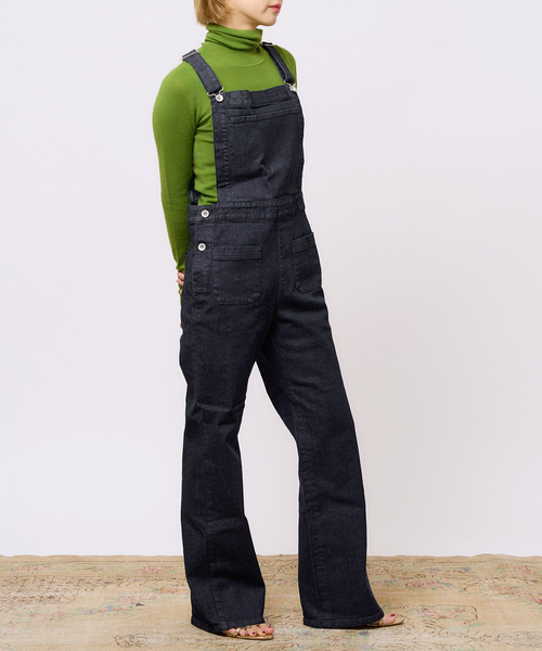 IENA LA BOUCLE（イエナラブークル）の「IENA LA BOUCLE デニムオーバーオール（サロペット/オーバーオール・レディース・ネイビー・36/38）」の3枚目の写真