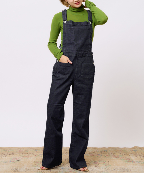 IENA LA BOUCLE（イエナラブークル）の「IENA LA BOUCLE デニムオーバーオール（サロペット/オーバーオール・レディース・ネイビー・36/38）」の20枚目の写真