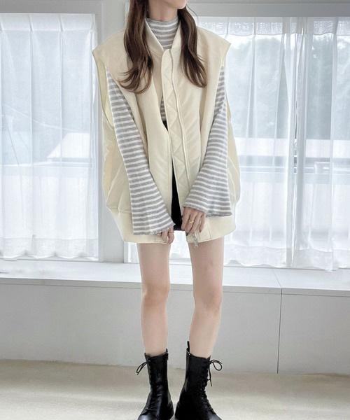 Heather（ヘザー）の「MA-1ベスト 169125（MA-1）」 - WEAR