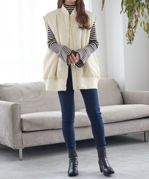 Heatherヘザー　MA-1 Heather（ヘザー）の「MA-1ベスト 169125（MA-1）」 - WEAR