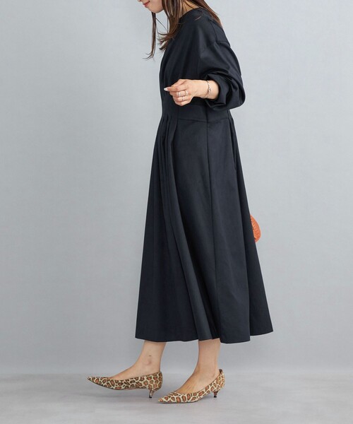 SHIPS【新品】〈手洗い可能〉フェイクスエードウエストタック