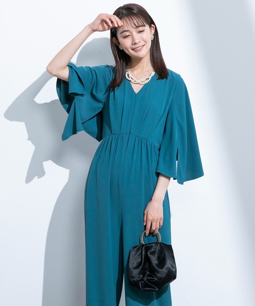troisiemeCHACO(トロワズィエムチャコ)の「【chaco】オールインワンドレス(パンツドレス・レディース・ネイビー/ターコイズブルー・9号)」の22枚目の写真