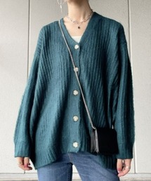 Right-on | 【HONEYSUCKLE ROSE】モヘア風起毛カーデ(カーディガン/ボレロ)