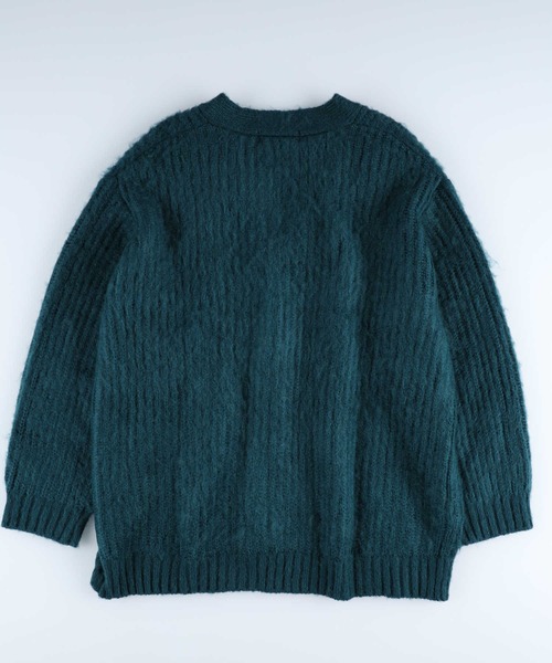 Right-on（ライトオン）の「【HONEYSUCKLE ROSE】モヘア風起毛カーデ（カーディガン/ボレロ・レディース・ブラウン/イエロー/グリーン・M/L）」の13枚目の写真