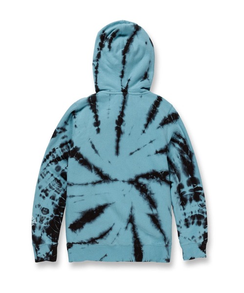 VOLCOM（ボルコム）の「CAIDEN DYE PO（パーカー・キッズ・ブルー系・SMALL/MEDIUM/LARGE/X-LARGE）」の3枚目の写真