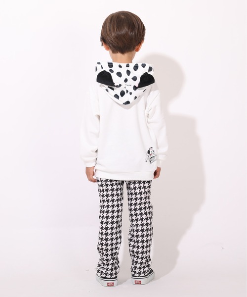 Disney（ディズニー）の「親子お揃い ディズニーパーカー ダルメシアン柄切替 7072K（パーカー・キッズ・ホワイト/ブラック・80ｃｍ/90cm/100cm/110cm/120cm/130cm/140cm）」の9枚目の写真