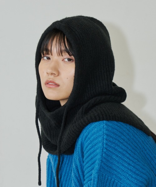 Auntie Rosa Holiday（アンティローザホリデー）の「ブークレバラクラバ（ニットキャップ/ビーニー・レディース・グレー/ブルー/アイボリー/ブラック/グリーン・FREE）」の2枚目の写真