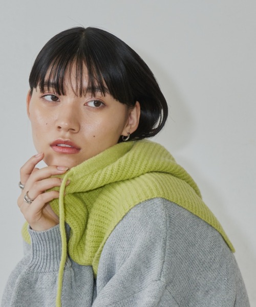 Auntie Rosa Holiday（アンティローザホリデー）の「ブークレバラクラバ（ニットキャップ/ビーニー・レディース・グレー/ブルー/アイボリー/ブラック/グリーン・FREE）」の8枚目の写真