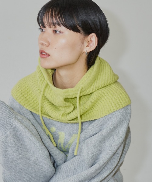 Auntie Rosa Holiday（アンティローザホリデー）の「ブークレバラクラバ（ニットキャップ/ビーニー・レディース・グレー/ブルー/アイボリー/ブラック/グリーン・FREE）」の12枚目の写真