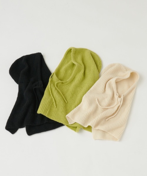 Auntie Rosa Holiday（アンティローザホリデー）の「ブークレバラクラバ（ニットキャップ/ビーニー・レディース・グレー/ブルー/アイボリー/ブラック/グリーン・FREE）」の7枚目の写真