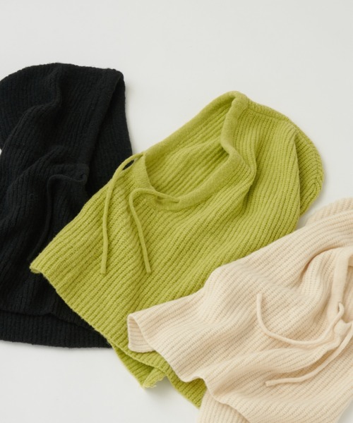 Auntie Rosa Holiday（アンティローザホリデー）の「ブークレバラクラバ（ニットキャップ/ビーニー・レディース・グレー/ブルー/アイボリー/ブラック/グリーン・FREE）」の6枚目の写真