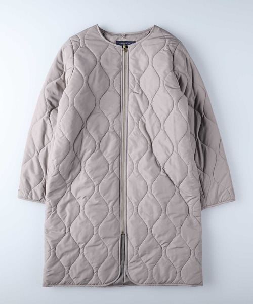 HONEYSUCKLE ROSE（ハニーサックルローズ）の「【HONEYSUCKLE ROSE】2WAYキルトコート（ダウンジャケット/コート・レディース・オフホワイト/ブラック・M/L）」の3枚目の写真