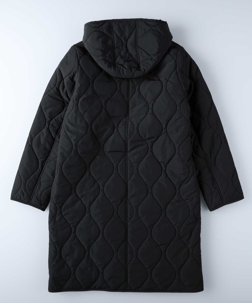 HONEYSUCKLE ROSE（ハニーサックルローズ）の「【HONEYSUCKLE ROSE】2WAYキルトコート（ダウンジャケット/コート・レディース・オフホワイト/ブラック・M/L）」の4枚目の写真