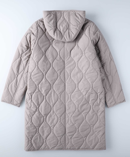 HONEYSUCKLE ROSE（ハニーサックルローズ）の「【HONEYSUCKLE ROSE】2WAYキルトコート（ダウンジャケット/コート・レディース・オフホワイト/ブラック・M/L）」の8枚目の写真