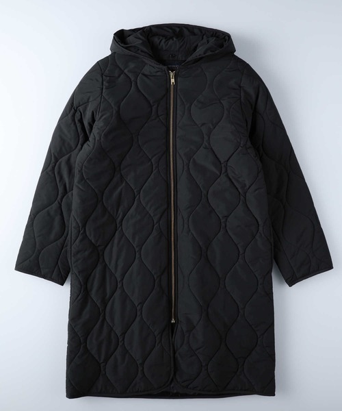 HONEYSUCKLE ROSE（ハニーサックルローズ）の「【HONEYSUCKLE ROSE】2WAYキルトコート（ダウンジャケット/コート・レディース・オフホワイト/ブラック・M/L）」の13枚目の写真