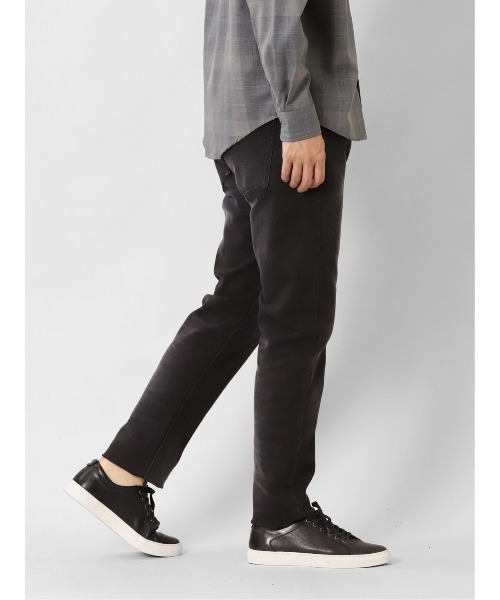 semantic design（セマンティックデザイン）の「【裏起毛 ストレッチ】セマンティックデザイン スリムデニム（デニムパンツ・メンズ・ブラック/ネイビー・S/MEDIUM/X-LARGE/LARGE）」の4枚目の写真