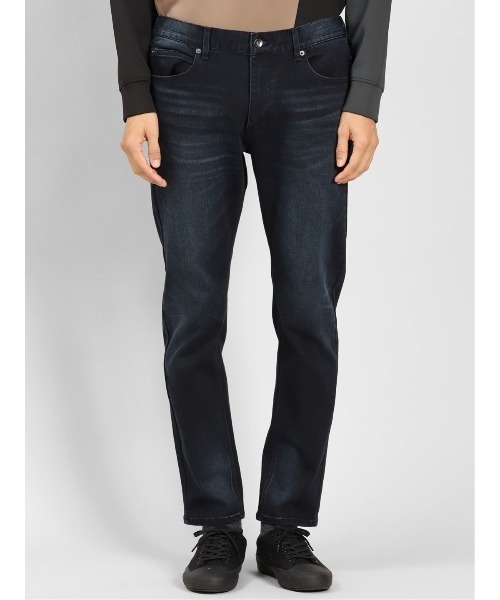 semantic design（セマンティックデザイン）の「【裏起毛 ストレッチ】セマンティックデザイン スリムデニム（デニムパンツ・メンズ・ブラック/ネイビー・S/MEDIUM/X-LARGE/LARGE）」の6枚目の写真