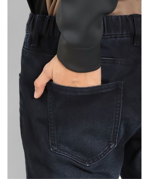 semantic design（セマンティックデザイン）の「【裏起毛 ストレッチ】セマンティックデザイン スリムデニム（デニムパンツ・メンズ・ブラック/ネイビー・S/MEDIUM/X-LARGE/LARGE）」の10枚目の写真