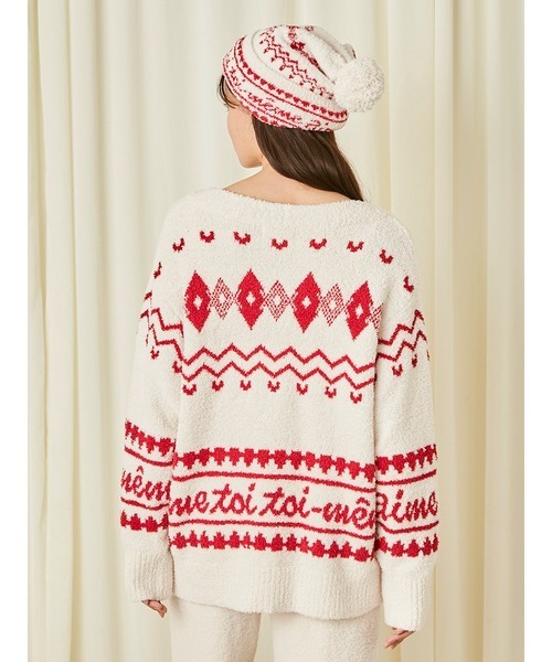 【Melty】バリエジャガードニットカーディガン