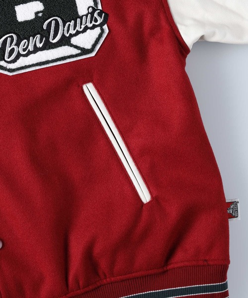 BEN DAVIS（ベンデイビス）の「【BEN DAVIS】フェイクメルトンスタジャン（スタジャン・メンズ・グリーン/ブルー/ブラック/ワイン・M/S/L/XL）」の18枚目の写真