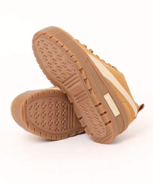 PUMA Mayze Wedge SD ブラウン PUMA（プーマ）の「PUMA/プーマ MAYZE WEDGE SUEDE WNS/メイズ