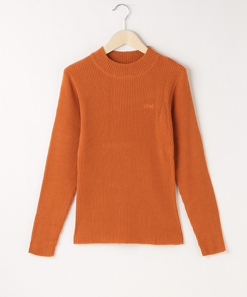 LOVETOXIC(ラブトキシック)の「リブニットプルオーバー(ニット/セーター・キッズ・ブラック/サックスブルー/オレンジ/アイボリー・SS/S/M/L)」の1枚目の写真