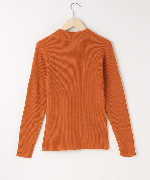 LOVETOXIC(ラブトキシック)の「リブニットプルオーバー(ニット/セーター・キッズ・ブラック/サックスブルー/オレンジ/アイボリー・SS/S/M/L)」の12枚目の写真