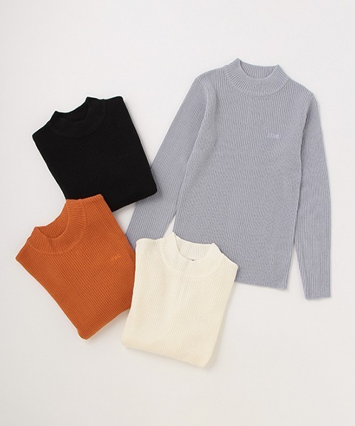 LOVETOXIC(ラブトキシック)の「リブニットプルオーバー(ニット/セーター・キッズ・ブラック/サックスブルー/オレンジ/アイボリー・SS/S/M/L)」の10枚目の写真