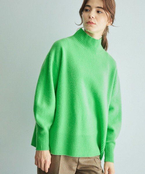 カシミヤブレンドワイドスリーブ