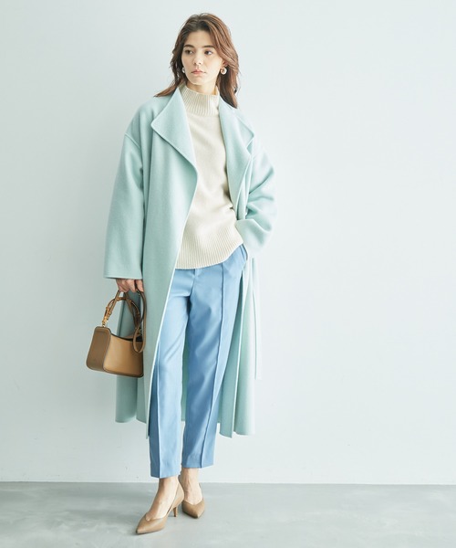 カシミヤブレンドワイドスリーブ