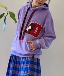 パッチワークスウェットパーカー