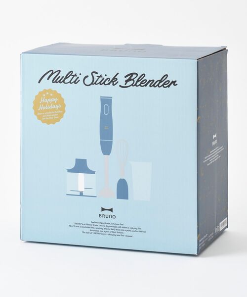 BRUNO（ブルーノ）の「《おめでとう》マルチスティックブレンダー ギフトセット（キッチン家電・レディース・ブルー・ﾌﾘ-）」の5枚目の写真