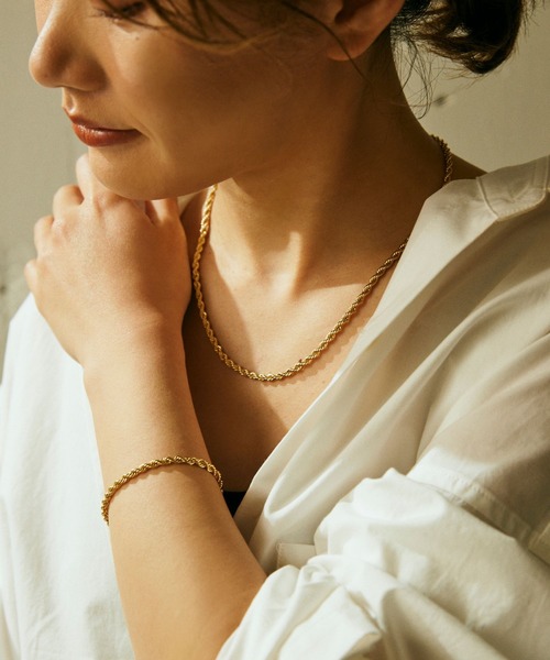Laura Lombardi(ローラロンバルディ)の「Laura Lombardi / ROPEchain(ネックレス・レディース・ゴールド・フリー)」の6枚目の写真