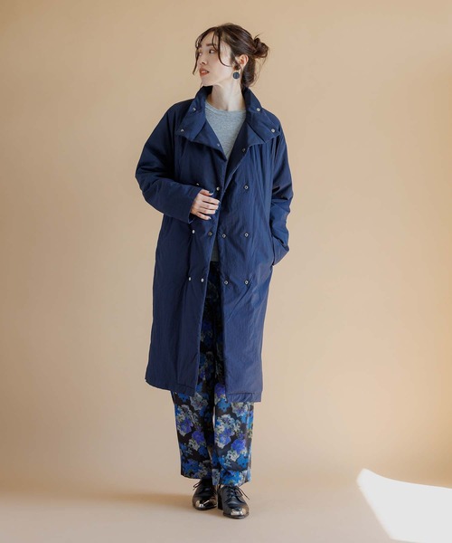 RAW FUDGE（ローファッジ）の「ツイード×ビンテージタフタリバーシブルダウン（ダウンジャケット/コート・レディース・ブラック/ネイビー・M）」の11枚目の写真