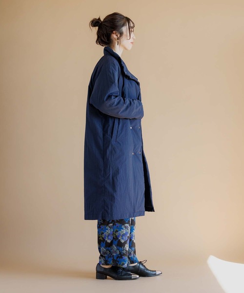 RAW FUDGE（ローファッジ）の「ツイード×ビンテージタフタリバーシブルダウン（ダウンジャケット/コート・レディース・ブラック/ネイビー・M）」の12枚目の写真