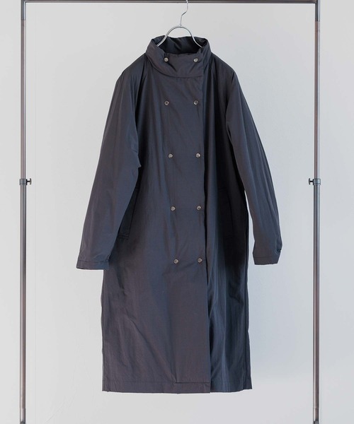 RAW FUDGE（ローファッジ）の「ツイード×ビンテージタフタリバーシブルダウン（ダウンジャケット/コート・レディース・ブラック/ネイビー・M）」の22枚目の写真