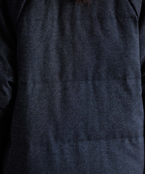 RAW FUDGE（ローファッジ）の「ツイード×ビンテージタフタリバーシブルダウン（ダウンジャケット/コート・レディース・ブラック/ネイビー・M）」の18枚目の写真