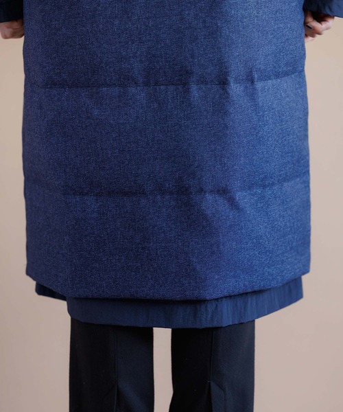 RAW FUDGE（ローファッジ）の「ツイード×ビンテージタフタリバーシブルダウン（ダウンジャケット/コート・レディース・ブラック/ネイビー・M）」の19枚目の写真