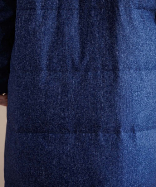 RAW FUDGE（ローファッジ）の「ツイード×ビンテージタフタリバーシブルダウン（ダウンジャケット/コート・レディース・ブラック/ネイビー・M）」の20枚目の写真