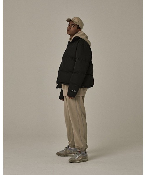 VIBGYOR(ヴィブジョー)の「【Re:one】-OVERR- SCOTCH PIPING PANTS(MA)(スウェットパンツ・メンズ・カーキ/ベージュ・FREE)」の14枚目の写真