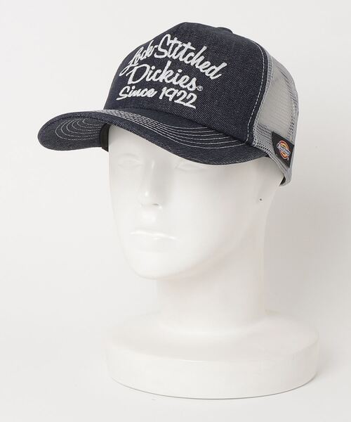 Dickies(ディッキーズ)の「【DICKIES/ディッキーズ】American casual mesh CAP B アメリカンカジュアルメッシュキャップB(キャップ・レディース・ホワイト/ブラック/インディゴブルー/ネイビー・FREE)」の6枚目の写真