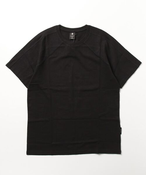 G-STAR（ジースター）の「MOTO T-SHIRT/ラグランスリーブ（Tシャツ/カットソー・メンズ・ダークブラック/ホワイト・SMALL/MEDIUM/LARGE/X-LARGE/X-SMALL）」の14枚目の写真
