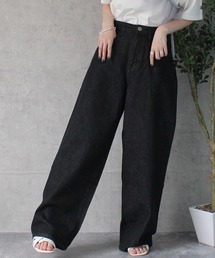 ワイドデニムパンツ
