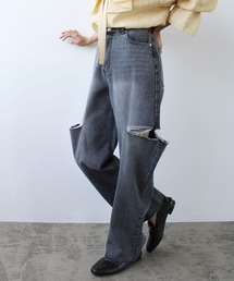 GeeRA | アソートカットアウトダメージパンツ(デニムパンツ)