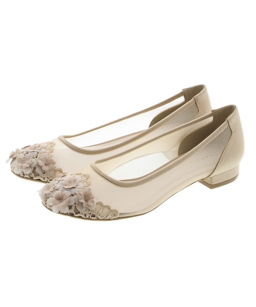 JELLY BEANS（ジェリービーンズ）の「レースフラワートゥシアーパンプス(204-12880)JELLY BEANS(ジェリービーンズ)（パンプス・レディース・ベージュ/グリーン/ピンク・24.5/23/23.5/22.5/24）」の18枚目の写真