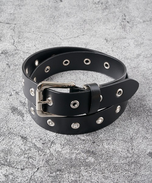 ADPOSION（アドポーション）の「牛革レザー バックルベルト / スタッズベルト（ベルト・メンズ・ダークブラウン系4/ダークブラウン系2/ブラック系2/ブラック系3/ダークブラウン系1/ブラック系5/ダークブラウン系5/ダークブラウン系3/ブラック系1/ブラック系4・FREE）」の3枚目の写真